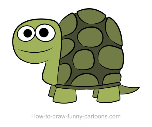 500x417 Turtle Drawings (Sketching + Vector) - Turtle Sketch Easy