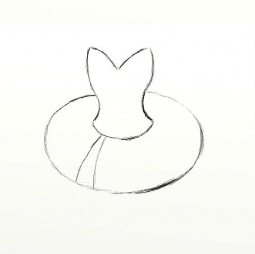 520x518 How To Draw A Tutu Feltmagnet - Tutu Sketch