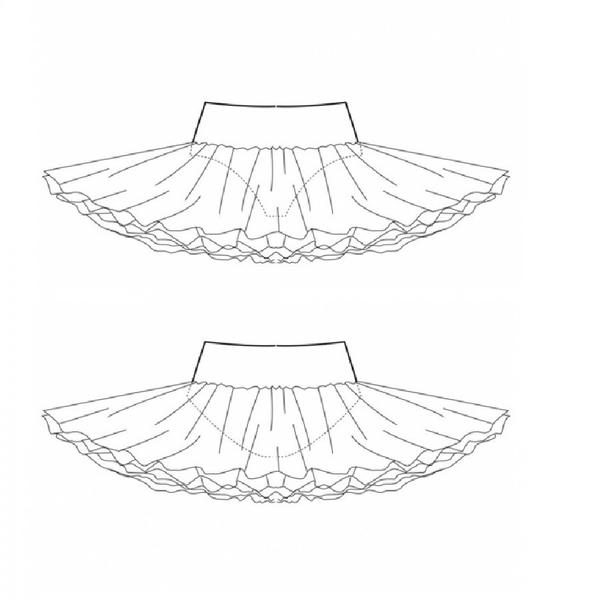 596x600 Bloch R2921 - Tutu Sketch