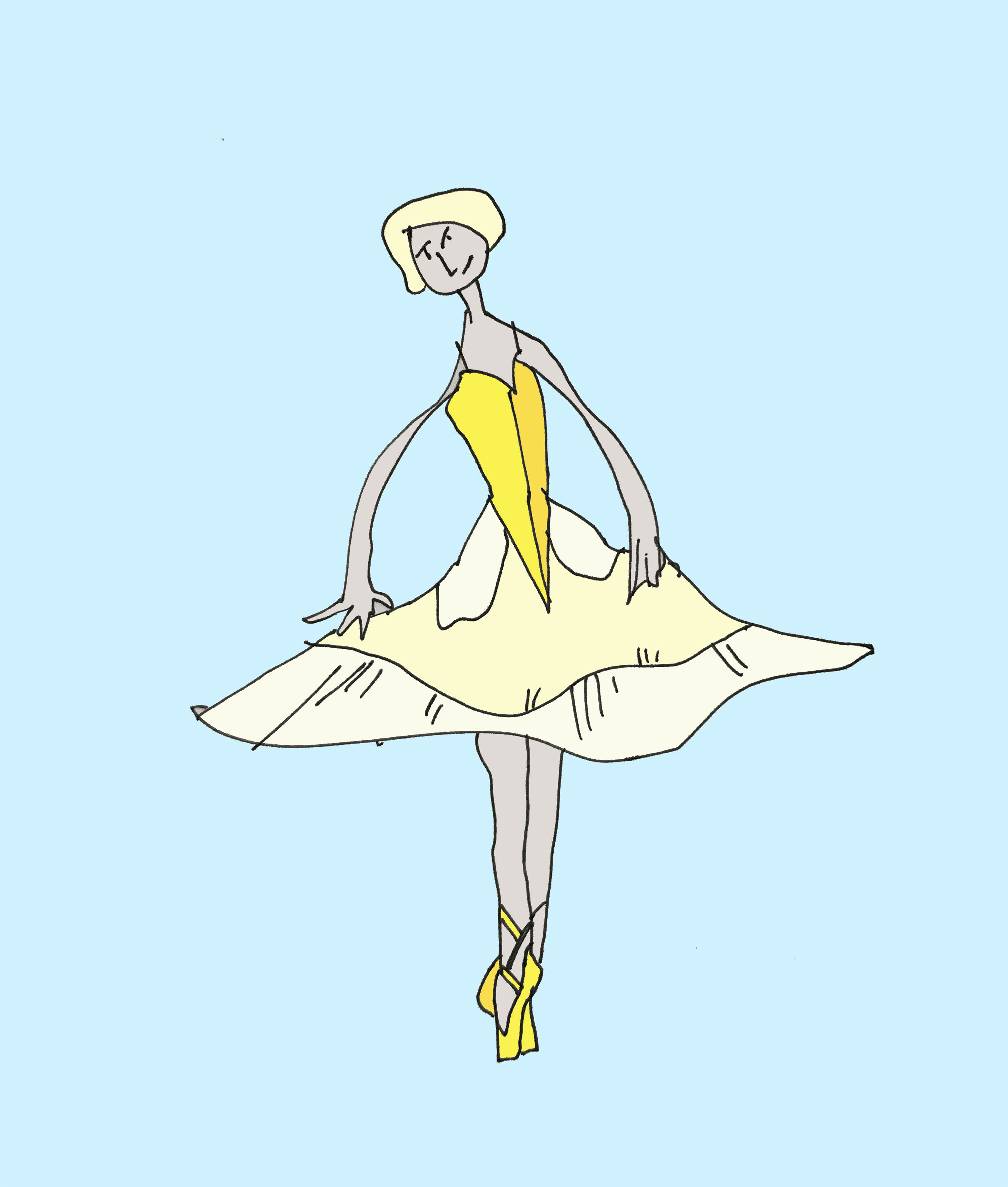 3000x3533 Art Every Day Number 203 Sketch Tutu - Tutu Sketch
