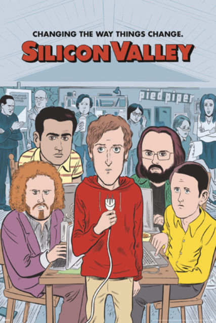 427x640 Silicon Valley Season 4 Sketch Tv Show Poster 24x36 Ebay - Tv Show Sketch