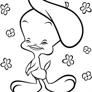 300x300 How To Draw Tweety Bird New How To Draw Tweety Bird Easy For Kids - Tweety Bird Sketch