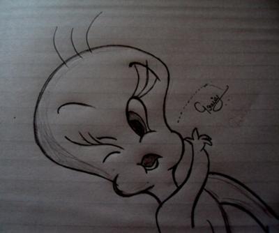 400x334 Tweety - Tweety Sketch