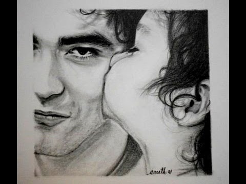 480x360 Twilight Edward And Renesmee Pencil Drawing By Eruth - Twilight Sketches