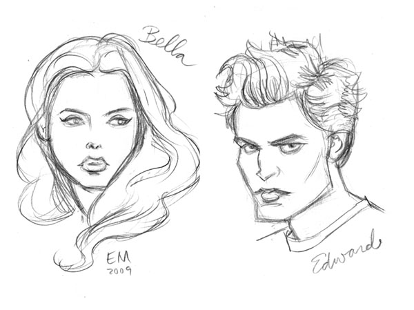 600x449 Twilight Sketch Request By Emstone - Twilight Sketches