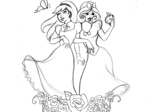 600x450 30 Mind Blowing Tattoo Sketches - Twin Sketch