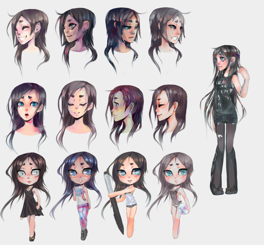 927x861 Twin Tail New Style Sketches By Twin Tail - Twin Sketch