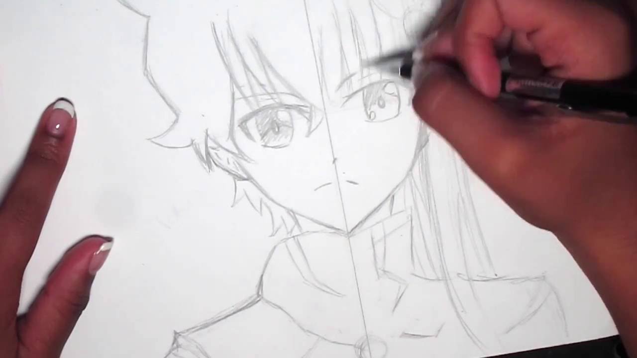 1280x720 Speed Drawing - Twin Sketch