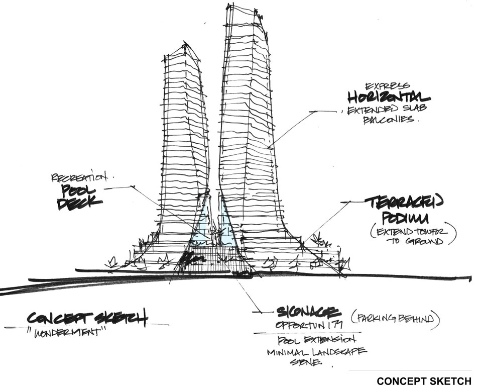 Twin Towers Sketch at PaintingValley.com | Explore collection of Twin