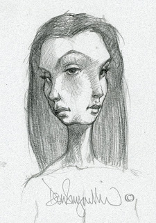 225x320 Seegmiller Art A Few Interesting Weeks And A Strange Sketch. - Two Face Sketch