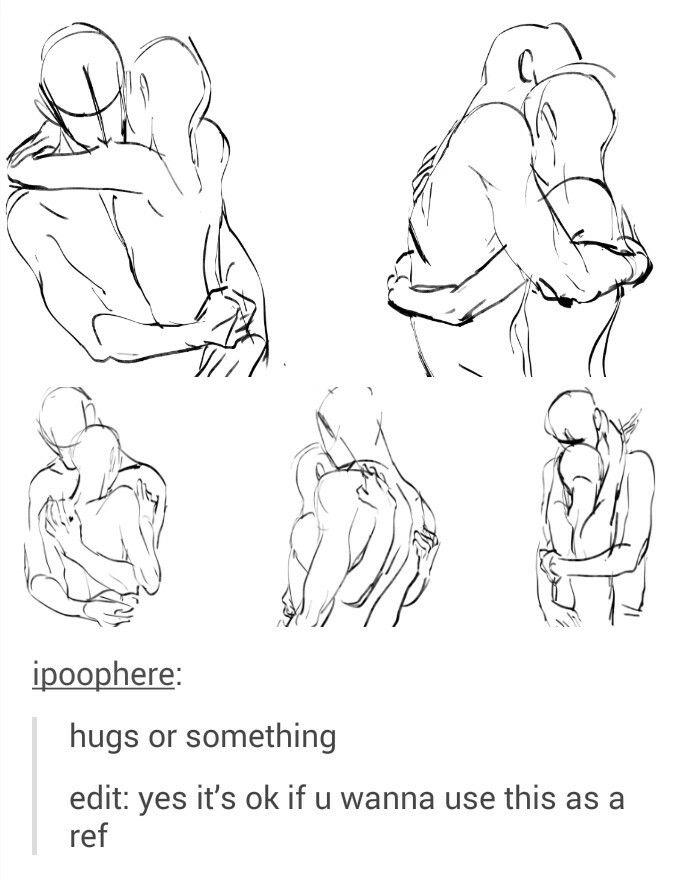 673x880 Collection Of Hugging Drawing Ref High Quality, Free - Two People H...