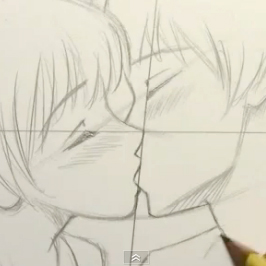 266x266 People Kissing Archives - Two People Kissing Sketch