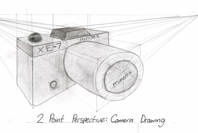 680x457 Perspective Drawing Connor Molde T Skills - Two Point Perspective Sketch