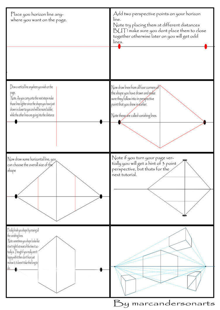 752x1063 Two Point Perspective Tutorial By Marc Anderson - Two Point Perspective Sketch