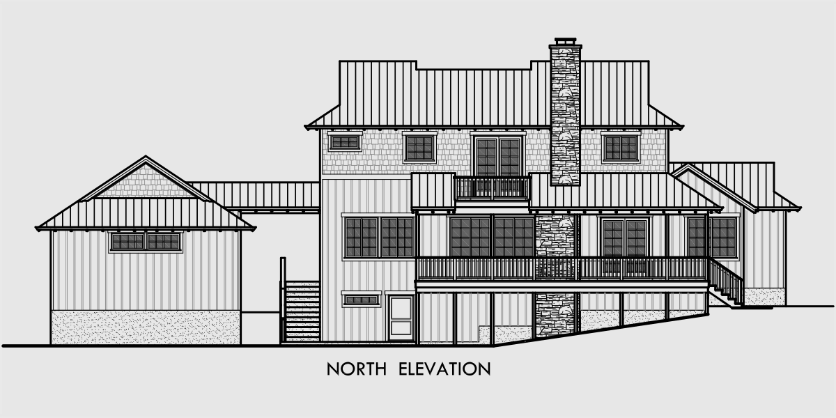 Two Storey House Floor Plan With Perspective House Storey