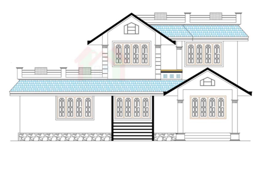 872x553 Home Design Drawing Axiomseducationcom, Home Design Drawings - Two Story House Sketch