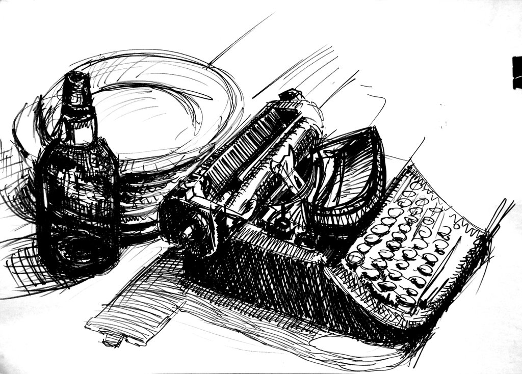Typewriter Sketch at Explore collection of