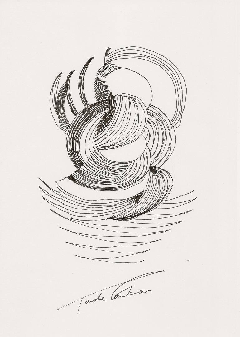 770x1081 Typhoon Drawing By Tade Garben Saatchi Art - Typhoon Sketch