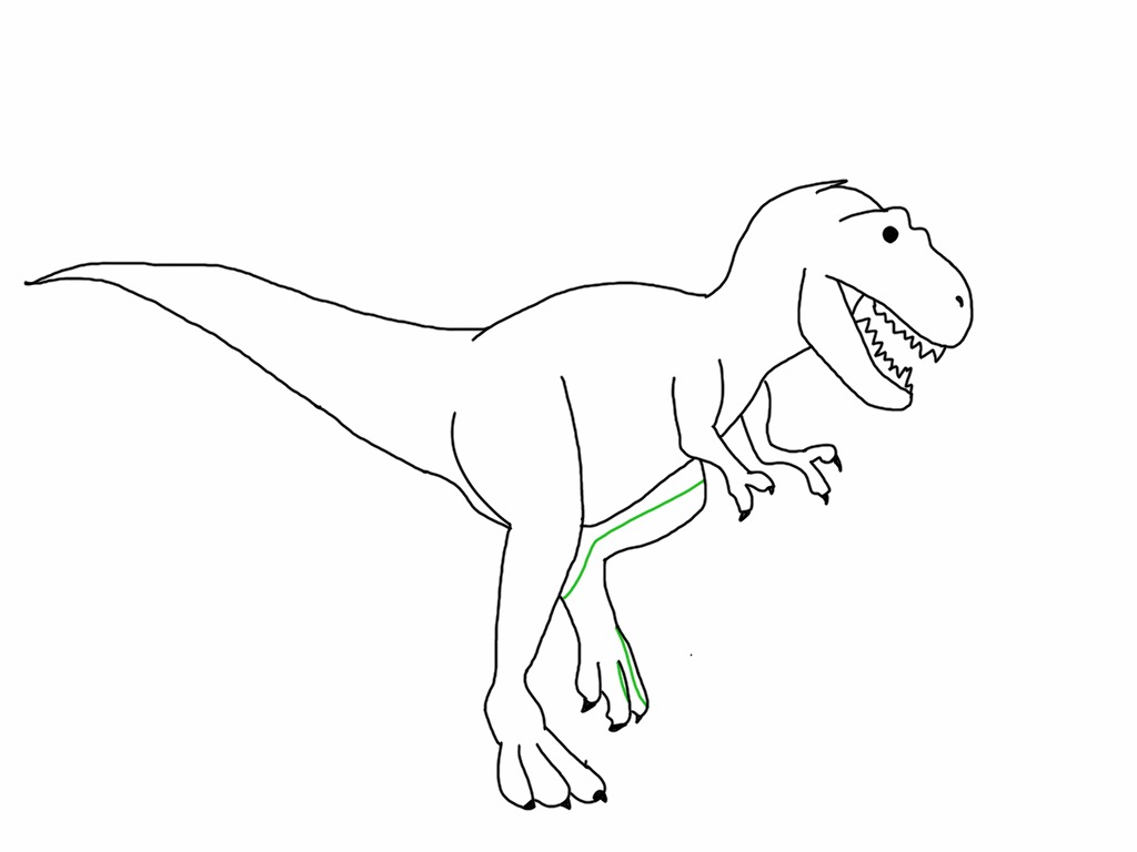 1024x768 T Rex Sketch By Berdthenerdy On Newgrounds - Tyrannosaurus Rex Sketch