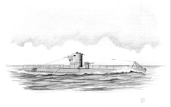 556x349 German U Boat 1a - U Boat Sketch