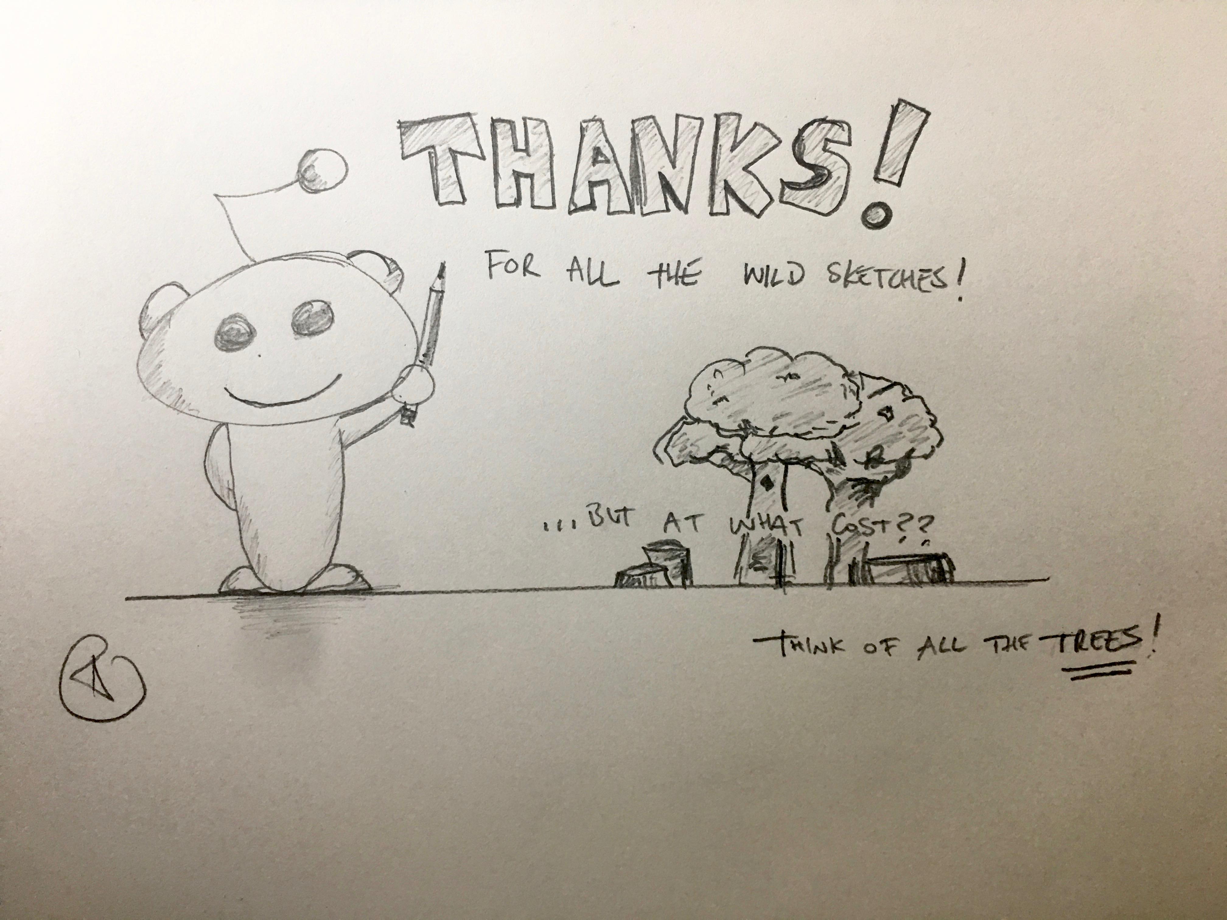 4032x3024 Thank You, Uawildsketchappeared, For All The Wild Sketches - U Sketch