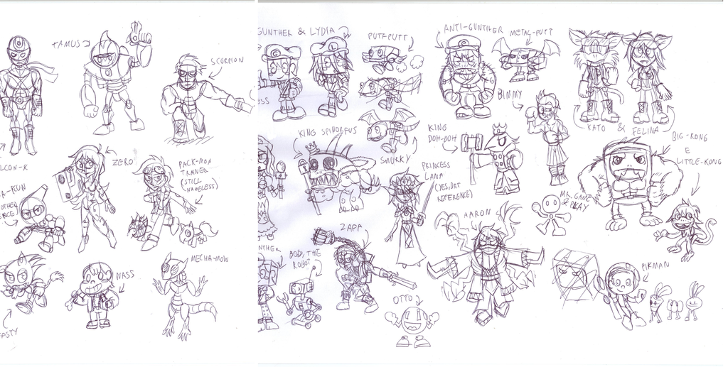 1024x517 Super Slash Bros. (Ugly Sketches) By Happymasky - Ugly Sketches