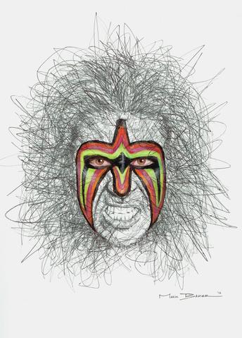 344x479 Sketches Tagged Ultimate Warrior Mark Baker Art Amp Apparel - Ultimate Sketches