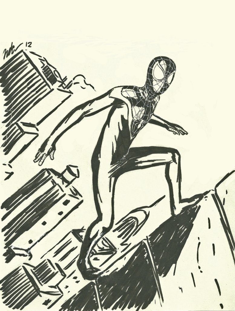 777x1027 The New Ultimate Spider Man Sketch By Cagscreations - Ultimate Sketches