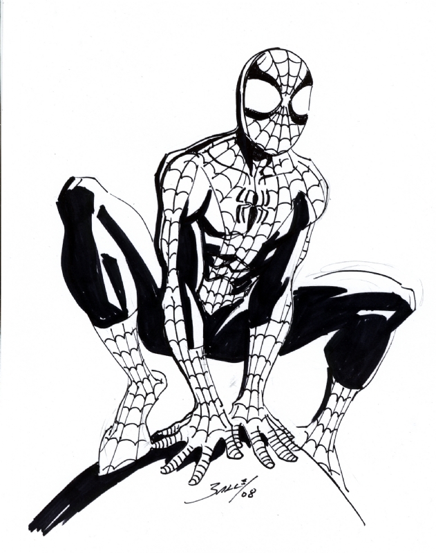 631x800 Ultimate Spider Man (Mark Bagley), In Jason Larouche (The Art Of - Ultimate Sketches