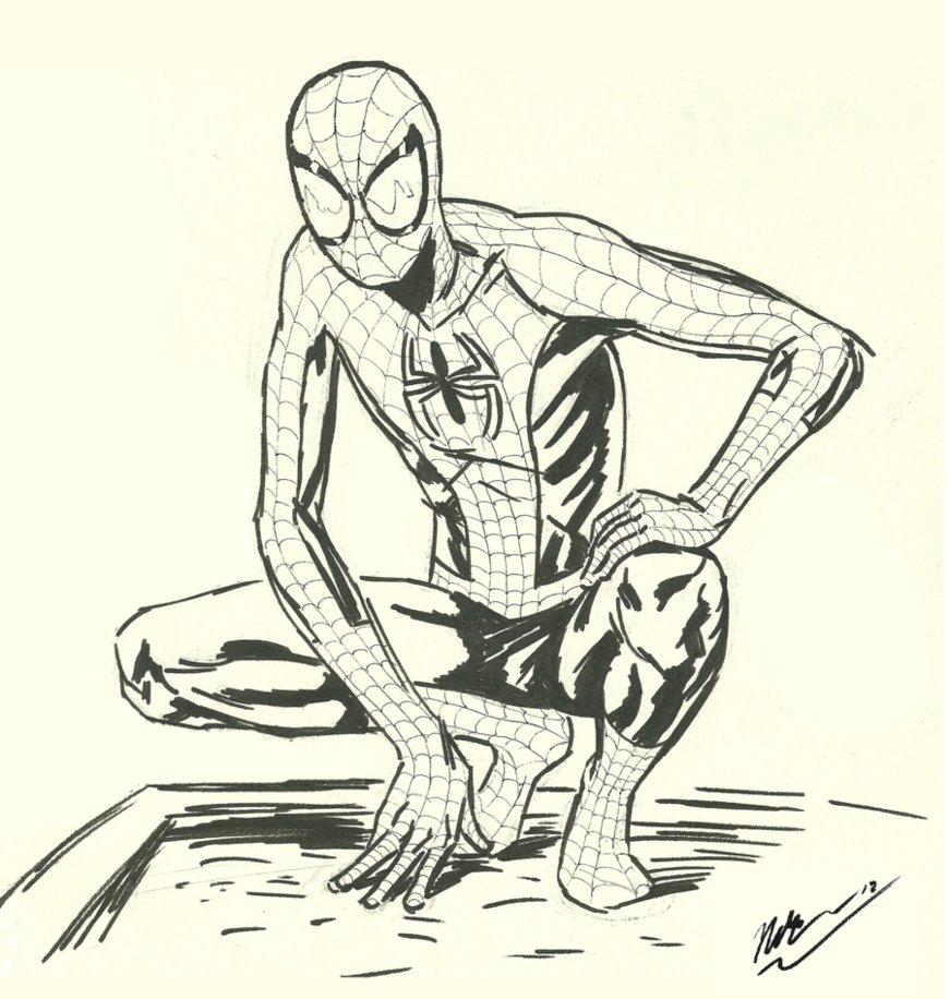 871x916 Ultimate Spiderman Sketches - Ultimate Sketches