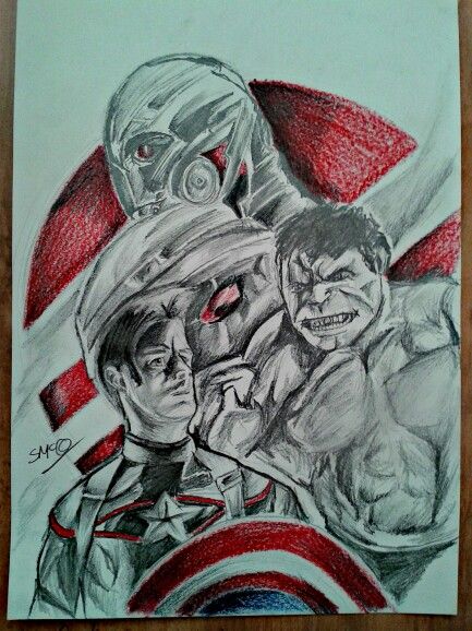 433x578 Marvel Drawing, Pencil, Sketch, Colorful, Realistic Art Images - Ultron Sketch