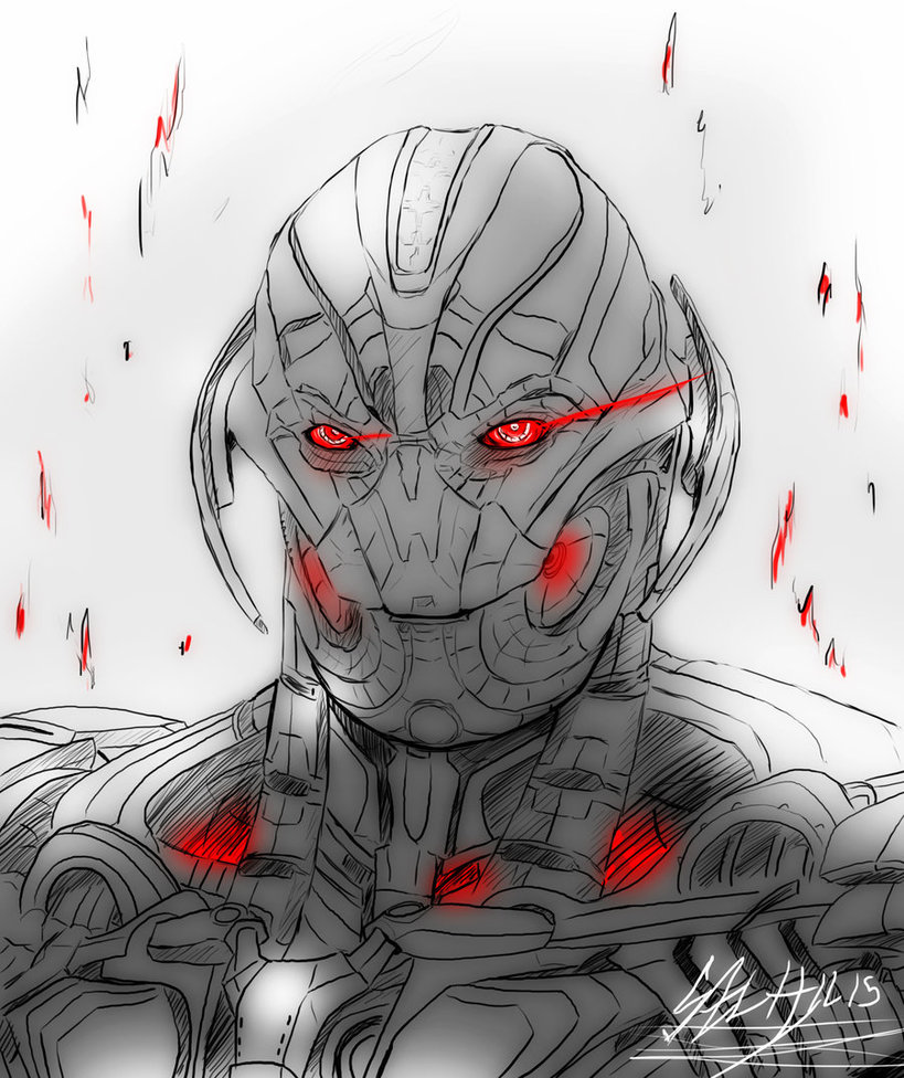 819x976 Sketch Study Ultron By Narutogirlfan - Ultron Sketch