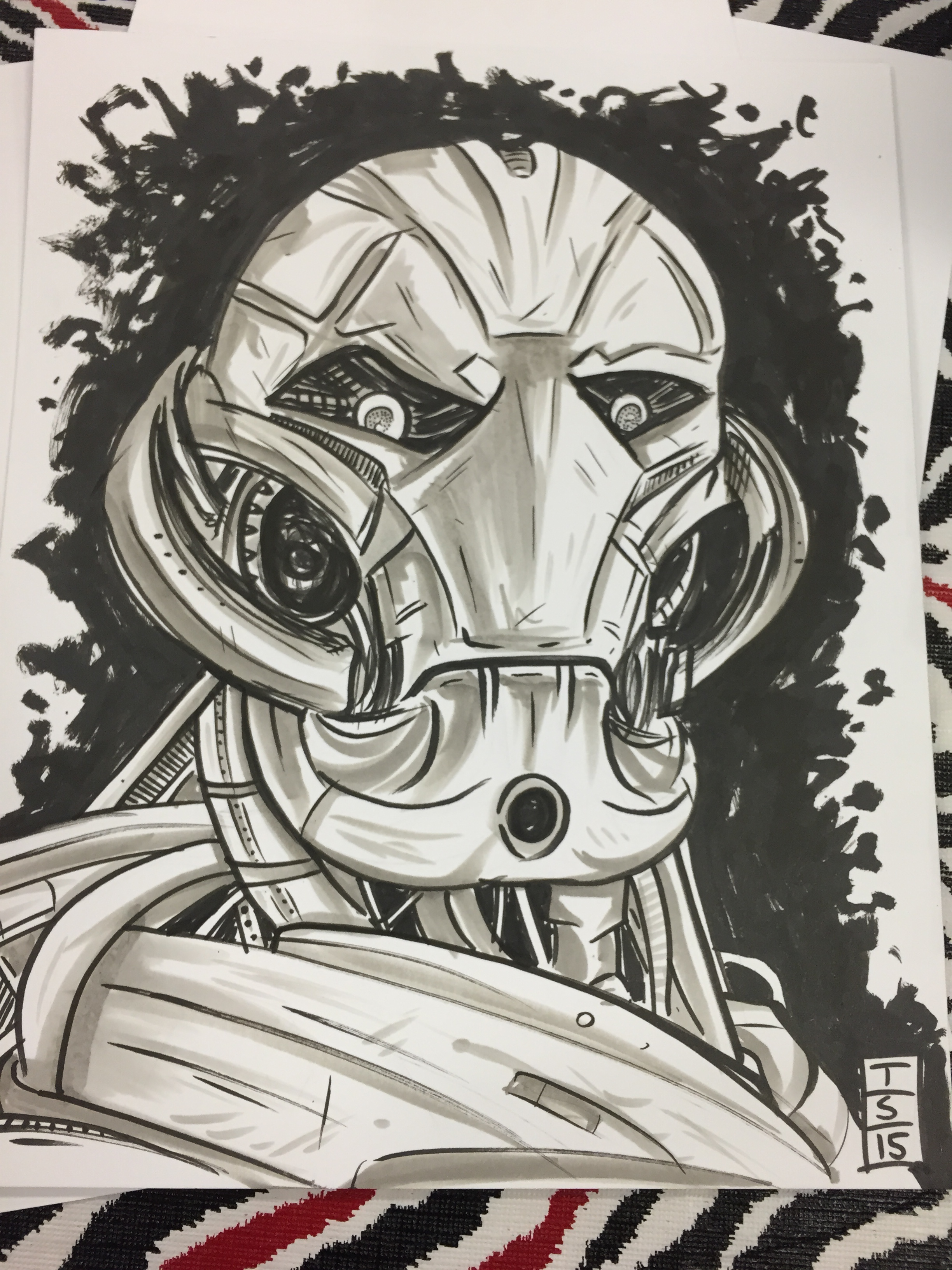 2448x3264 Ultron Sketch Tony Sedani - Ultron Sketch