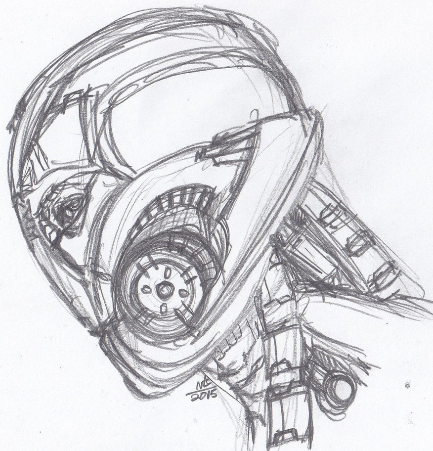 876x912 Ultron Practice Sketch By Constantscribbles - Ultron Sketch