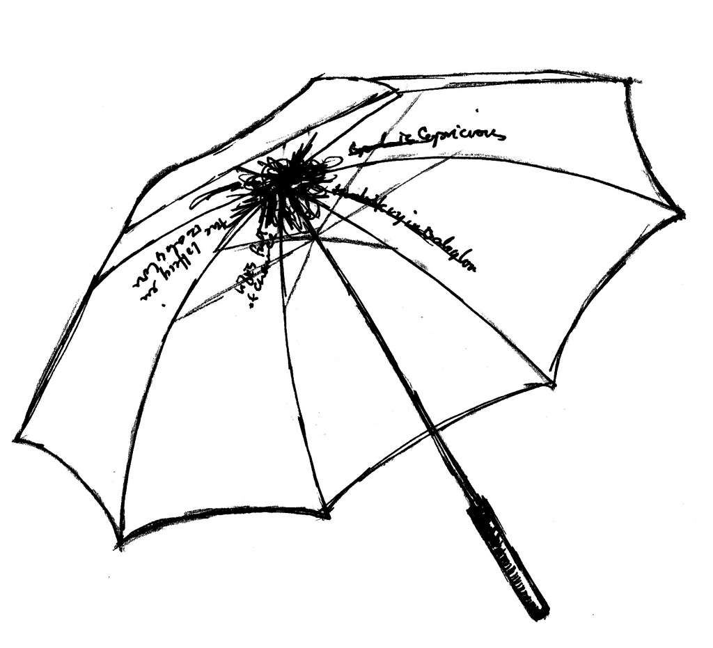 Umbrella Drawing Sketch at PaintingValley.com | Explore collection of ...