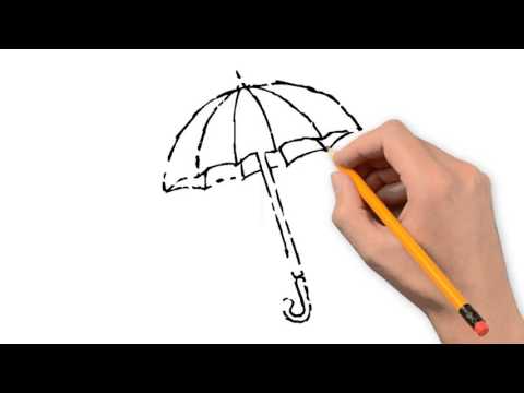 480x360 Umbrella Things Pencil To Draw Step By Step - Umbrella Drawing Sketch
