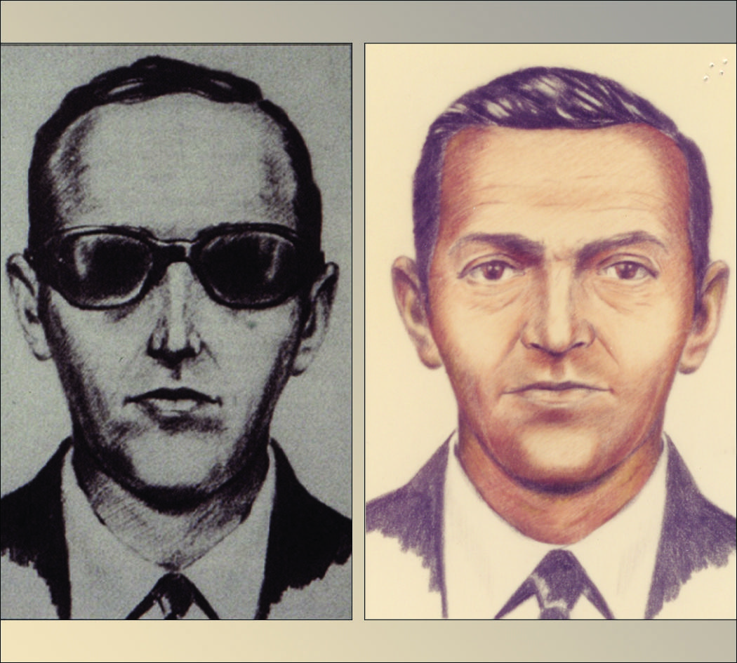 1050x945 D.b. Cooper Hijacking Fbi - Unabomber Sketch Artist