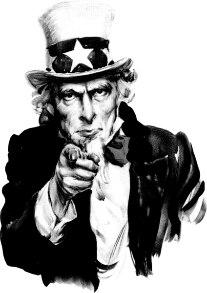 424x600 Uncle Sam Obama 08 (Psd) Official Psds - Uncle Sam Sketch