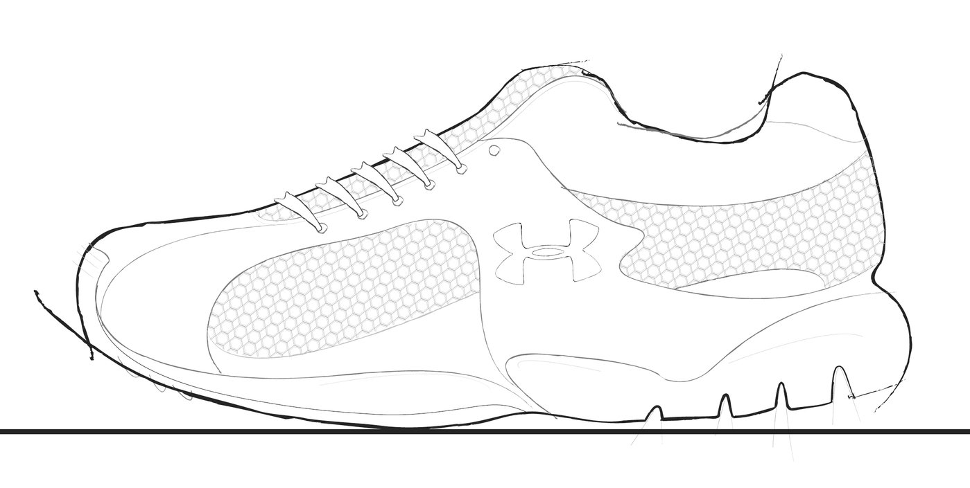 1399x705 Industrial Design By Lauren Duke - Under Armour Sketch