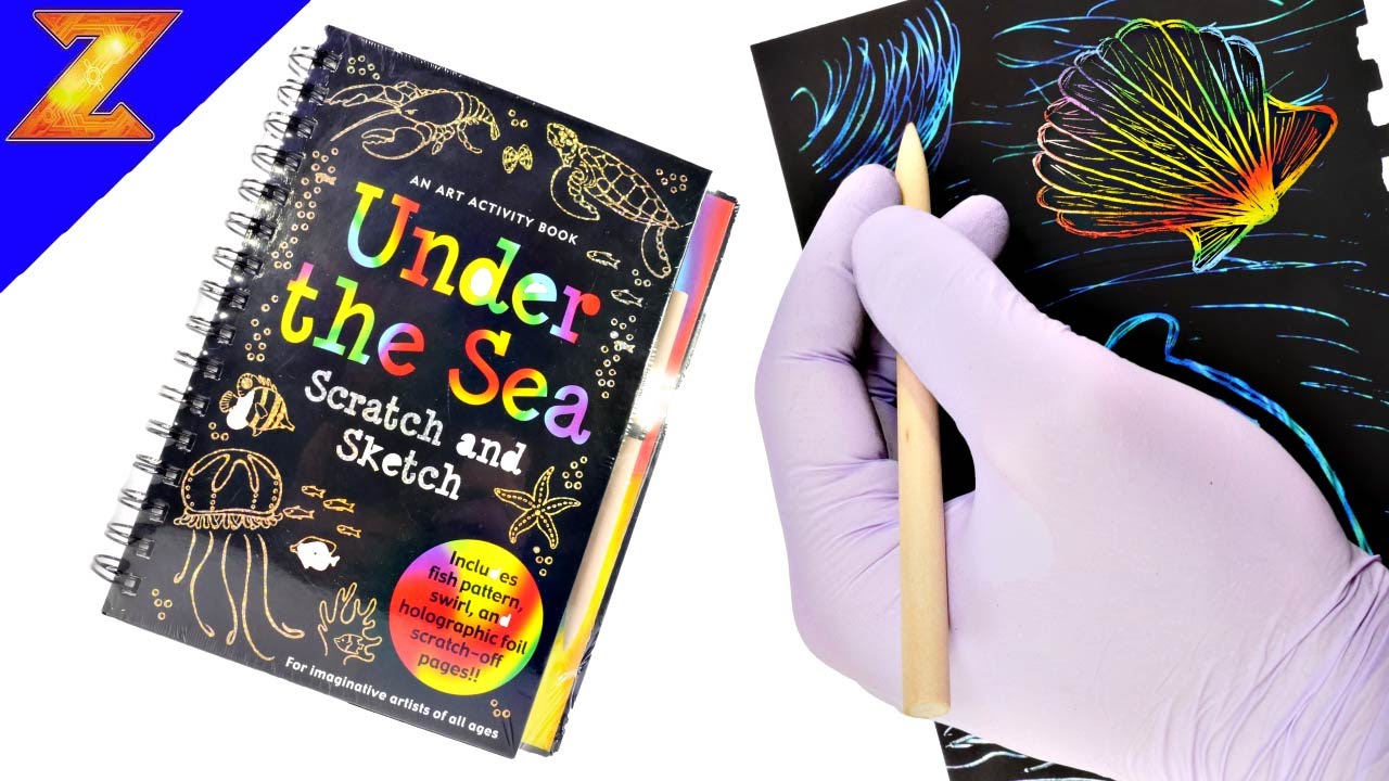1280x720 Scratch And Sketch Under The Sea Drawing Videos For Kids Beginners - Under The Sea Sketch