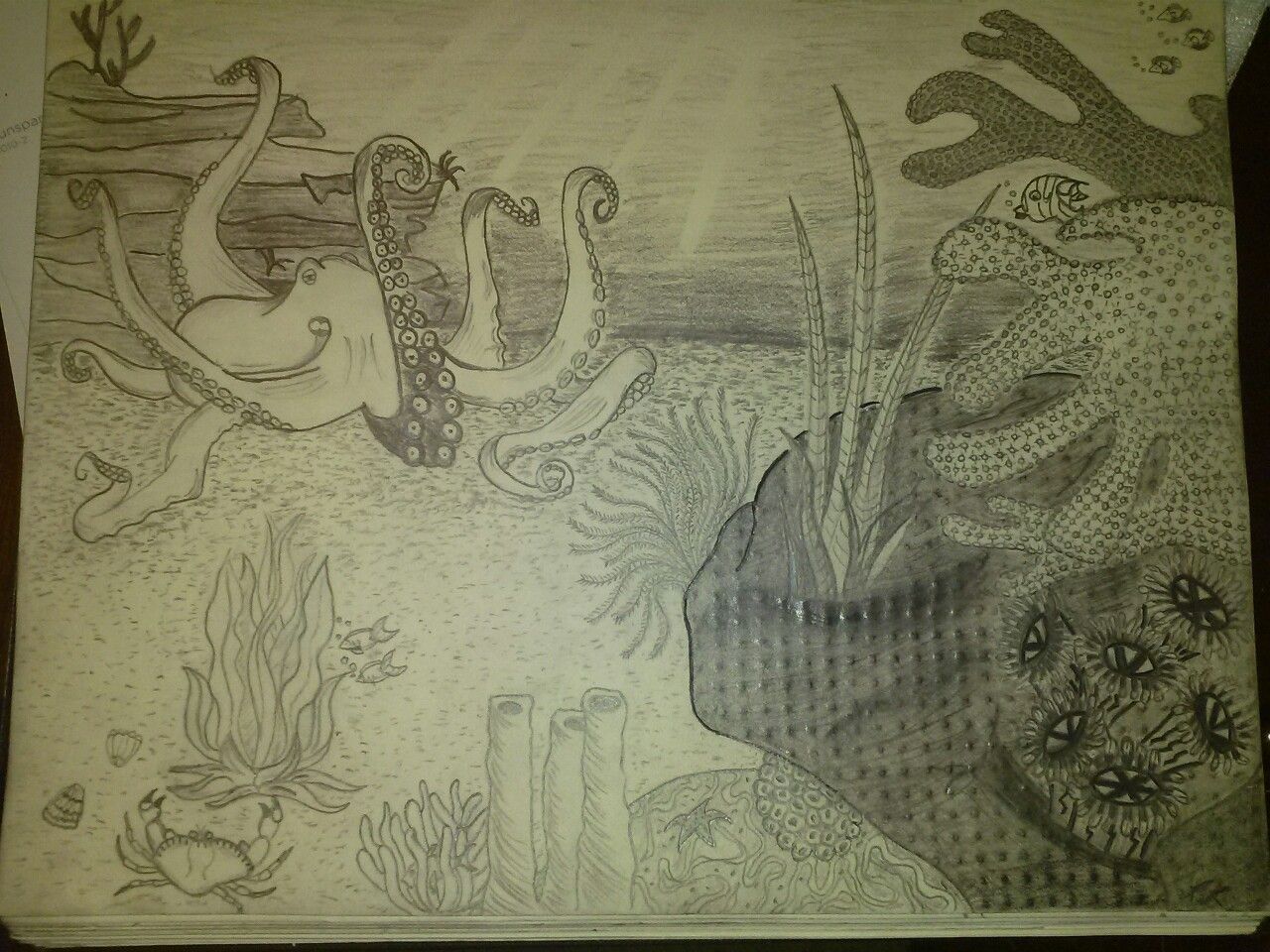 1280x960 Under The Sea Sketch My Arts And Crafts Sketches - Under The Sea Sketch