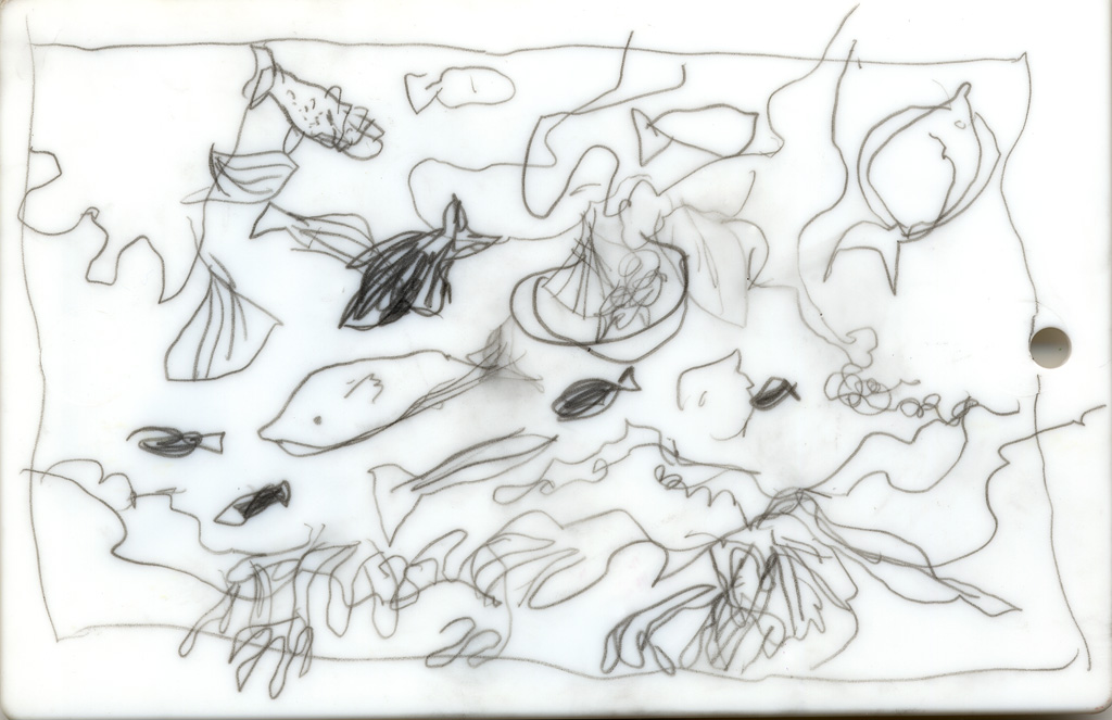 1024x663 Underwater Drawing Urban Sketchers - Undersea Sketch