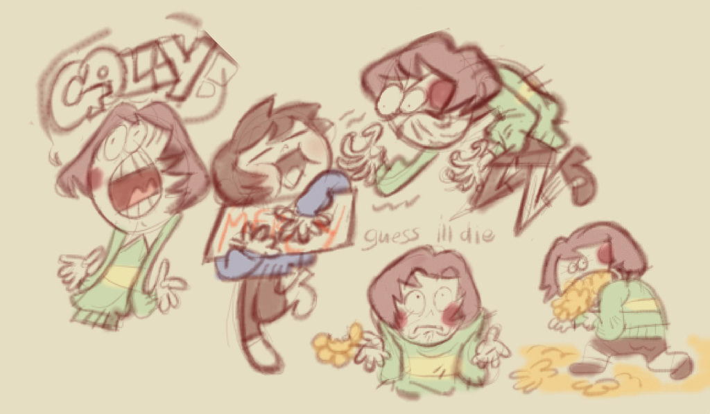 1024x598 Undertale Sketches Jesslyn Torres - Undertale Sketches