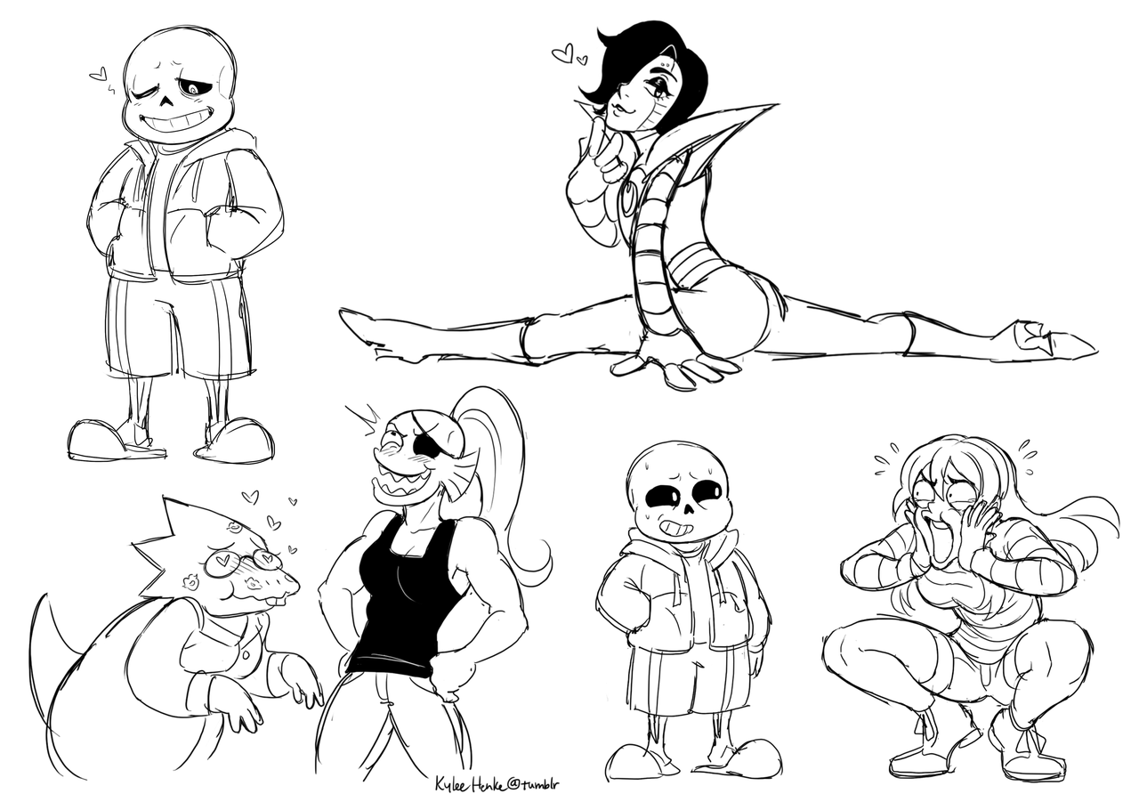 Undertale Sketches 2 By On - Undertale Sketches. 