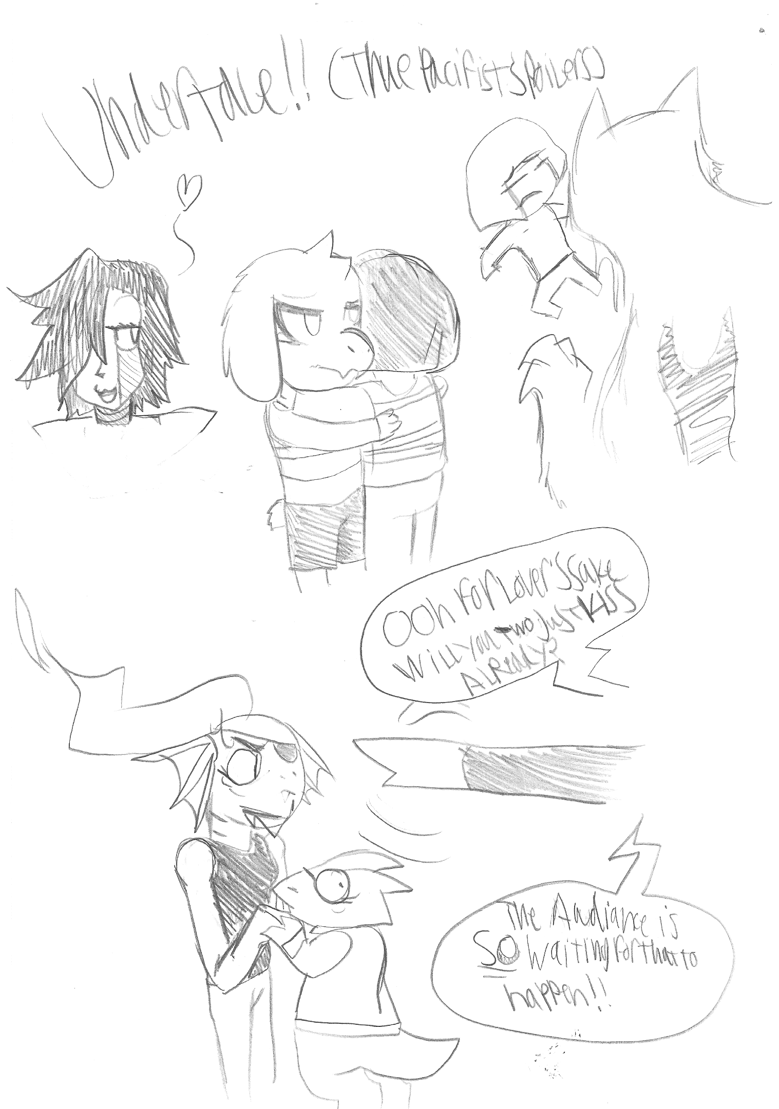 1517x2161 Undertale Sketches (Tp Spoilers) By Laurenthefox - Undertale Sketches