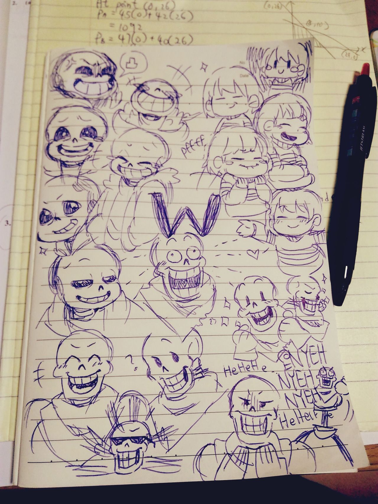 1280x1707 Some Cute Sketches! Look - Undertale Sketches