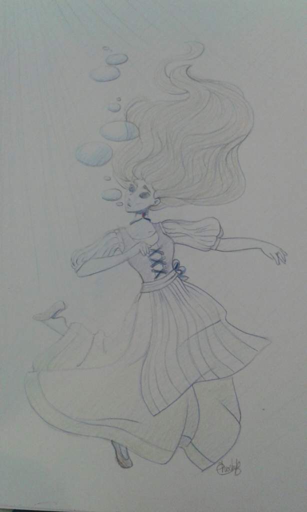614x1024 Underwater Sketch Arts And Ocs Amino - Underwater Sketch