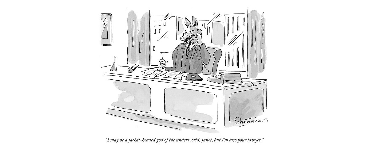 1200x499 I May Be A Jackal Headed God Of The Underworld Coffee Mug For Sale - Underworld Sketch