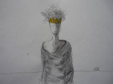 375x281 Saatchi Art Woman Of The Underworld Drawing By Anna Finkelstein - Underworld Sketch