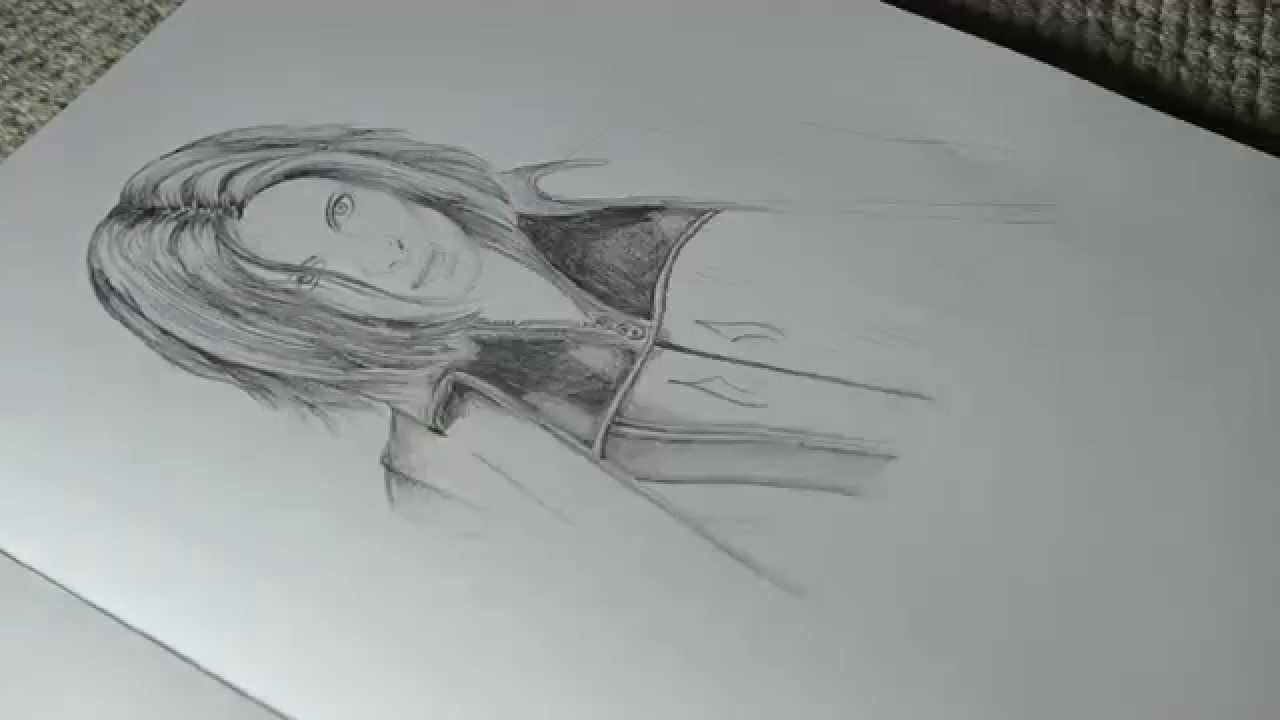 1280x720 Drawing Selene Underworld - Underworld Sketch